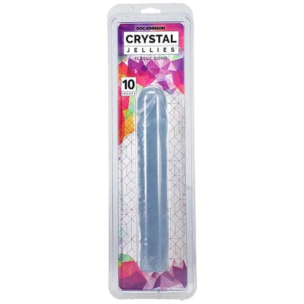 Dildos Doc Johnson Crystal Jellies 10 Inch Dong Clear Dildos Doc Johnson Crystal Jellies 10 Inch Dong Clear