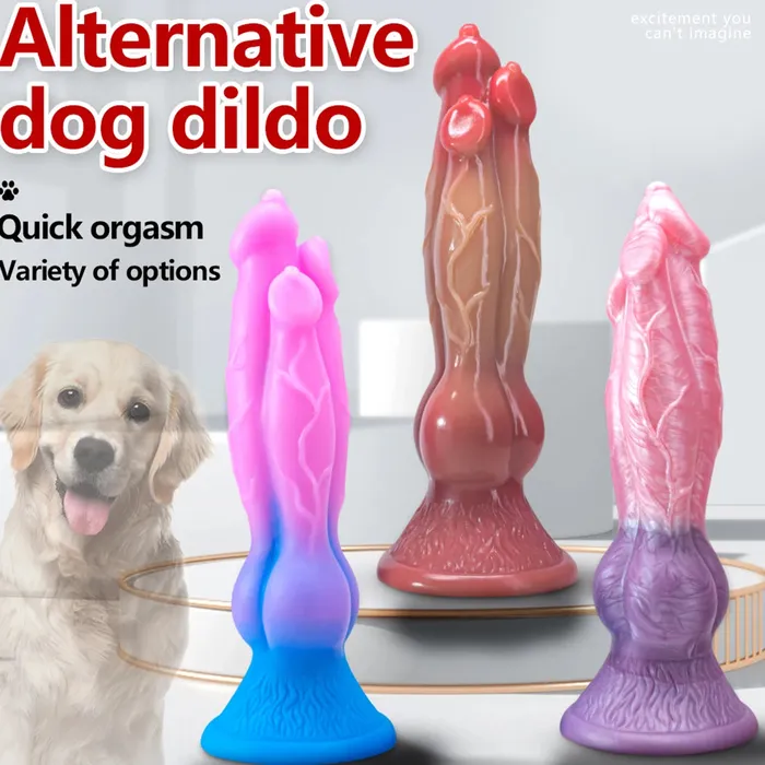 Dildos Domlust Realistic Dog Dildo Monster Three Head Animal Dildos Sex Toys Domlust Exotic Dildos Domlust Realistic Dog Dildo Monster Three Head Animal Dildos Sex Toys Domlust Exotic