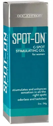 Doc Johnson Spot on G Spot Stimulating Gel for Women 2 Oz Female Sex Toys