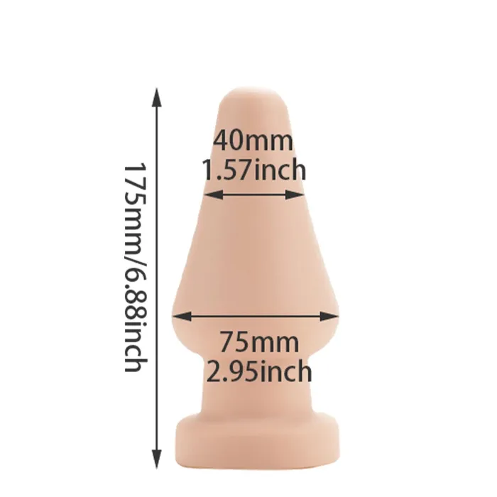 Domlust Anal Big Anal Dildo Butt Plug Premium Silicone Anal Plug Dilator Sex Toys for Women