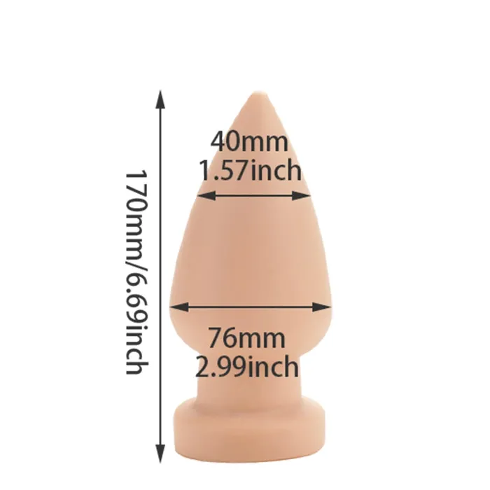 Domlust Anal Big Anal Dildo Butt Plug Premium Silicone Anal Plug Dilator Sex Toys for Women