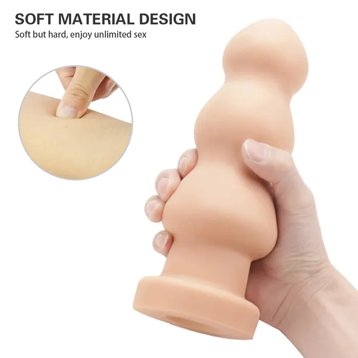 Domlust Anal Big Anal Dildo Butt Plug Premium Silicone Anal Plug Dilator Sex Toys for Women