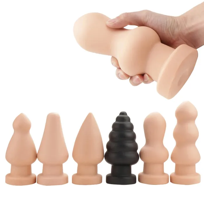 Domlust Anal Big Anal Dildo Butt Plug Premium Silicone Anal Plug Dilator Sex Toys for Women