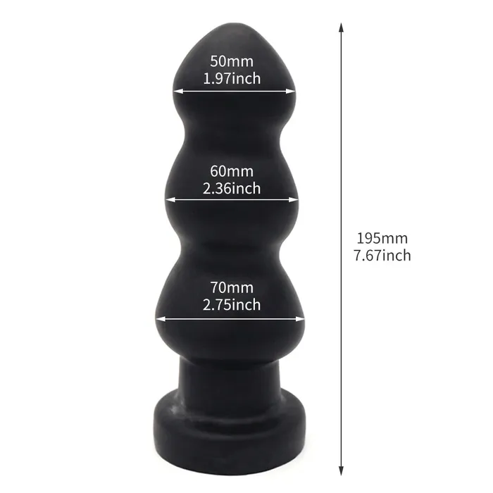 Domlust Anal Big Anal Dildo Butt Plug Premium Silicone Anal Plug Dilator Sex Toys for Women