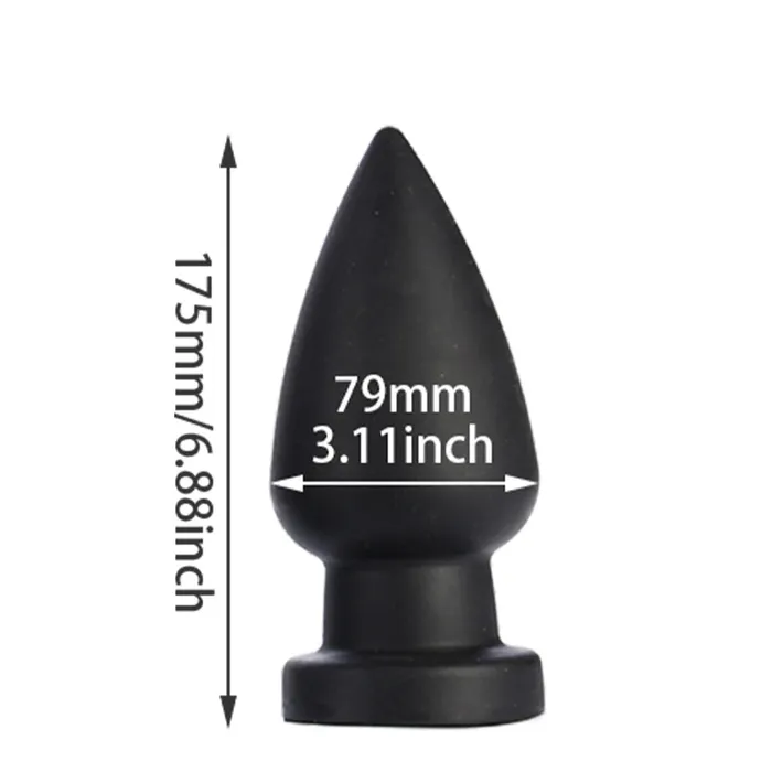 Domlust Anal Big Anal Dildo Butt Plug Premium Silicone Anal Plug Dilator Sex Toys for Women