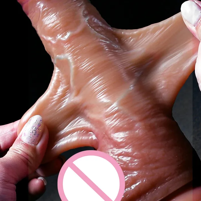 Domlust Female Sex Toys Realistic Dildo G Spot Prostate Massage Strap On Lifelike Skin Sliding Dildos Butt Plug