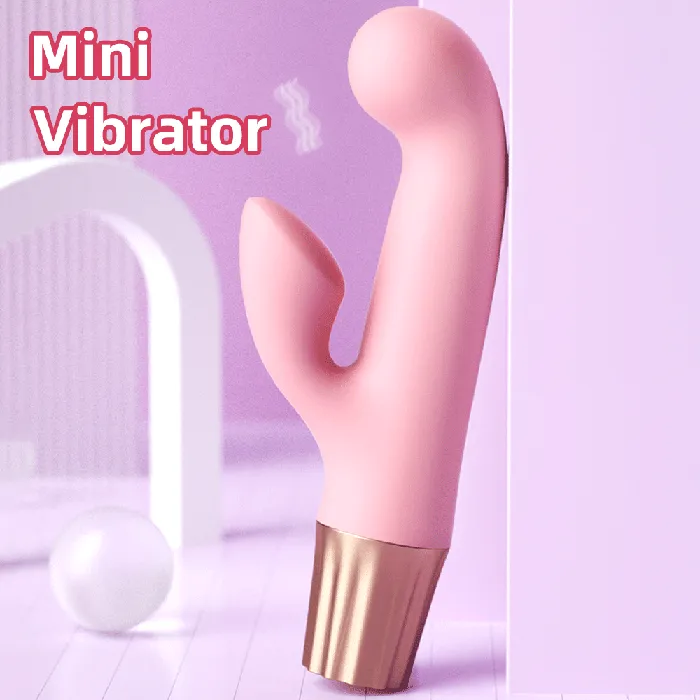 Domlust Female Sex Toys Vibrating Anal Dildo Finger Rabbit Vibrator Double End G Spot Clit Stimulator Sex Toys for Women