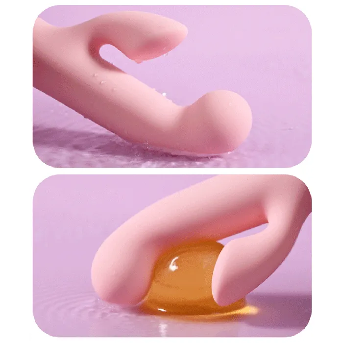 Domlust Female Sex Toys Vibrating Anal Dildo Finger Rabbit Vibrator Double End G Spot Clit Stimulator Sex Toys for Women