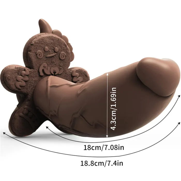 Domlust Male Sex Toys Strapless Realistic Dildo Anal Plug Ebony Fantasy Silicone Anal Dildos Sex Toys