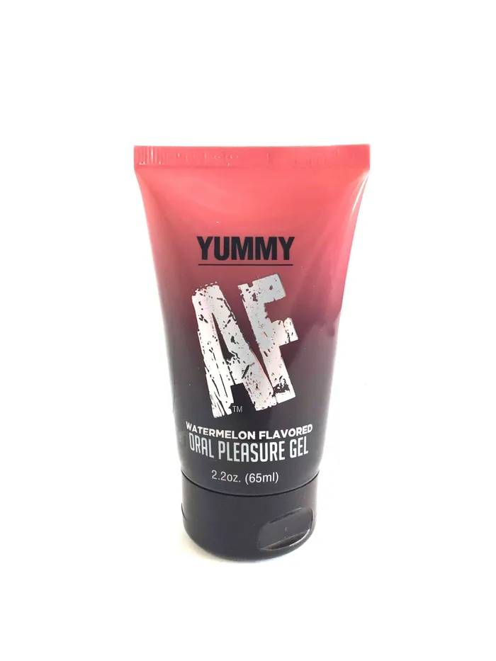 Enhancers Little Genie Yummy Af Oral Pleasure Gel 22 Oz Watermelon