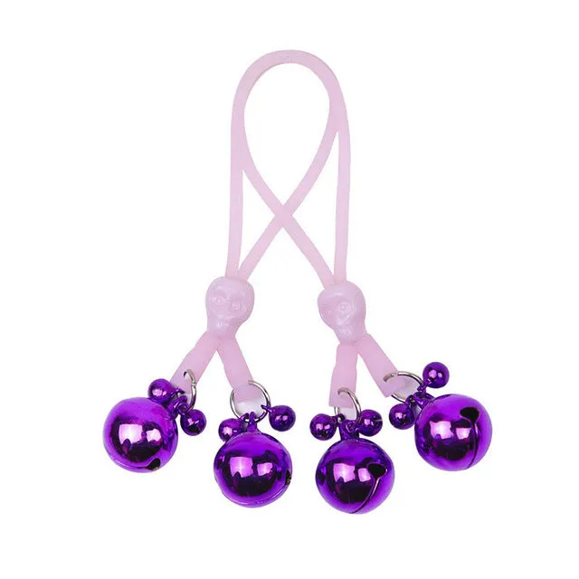 eprolo Female Sex Toys Nipple Clamps with Bells