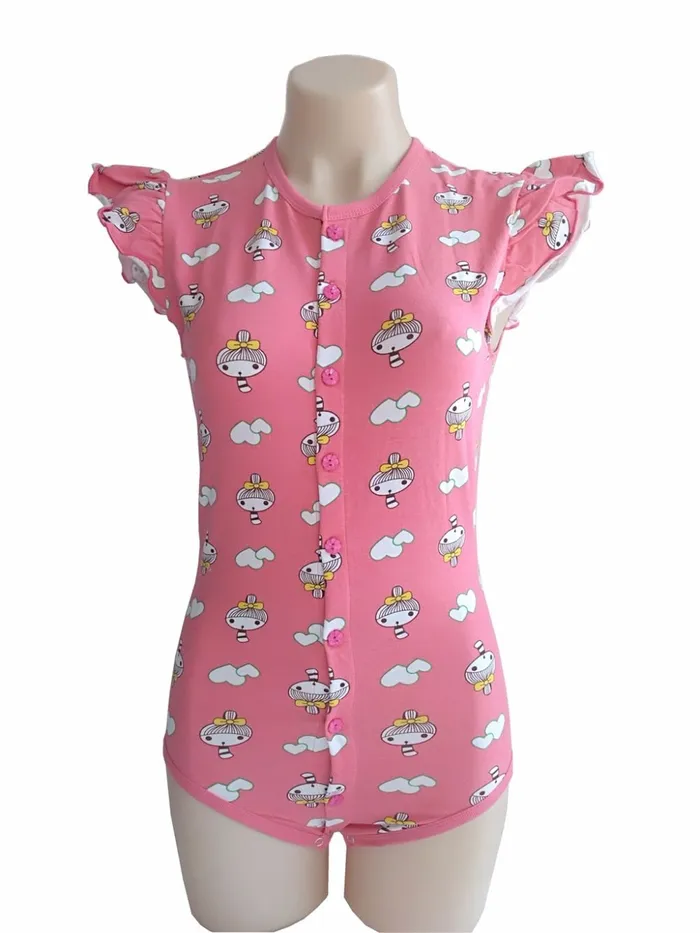 eprolo Vibrators Adult Little Girl Printed Jumpsuit