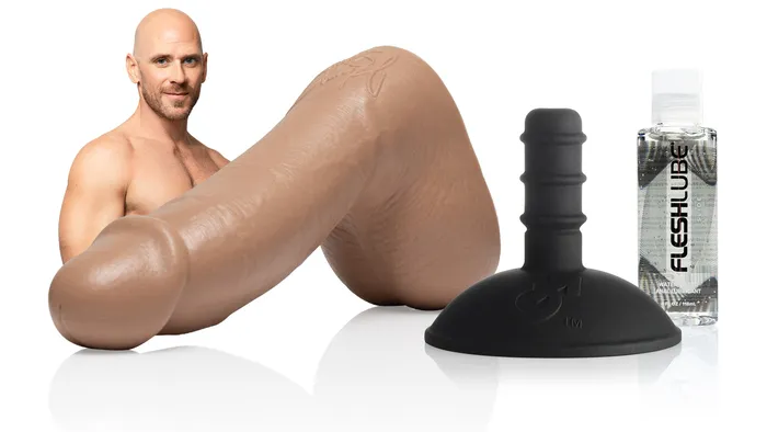 Female Sex Toys Fleshlight Johnny Sins Dildo Pack with Fleshlube Slide