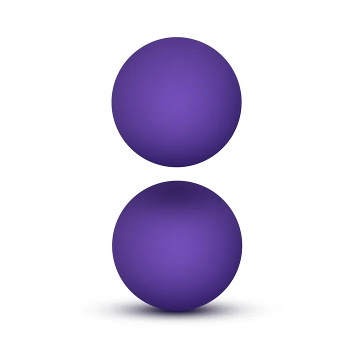 Female Sex Toys Luxe Double O Advanced Kegel Balls Purple Blush