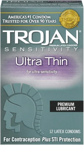 Female Sex Toys Paradise Marketing Trojan Sensitivity Ultra Thin Lubricated Condoms 12 Pack Female Sex Toys Paradise Marketing Trojan Sensitivity Ultra Thin Lubricated Condoms 12 Pack