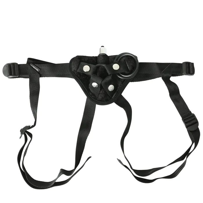 Female Sex Toys Sportsheets Vibrating Black Velvet Strap On