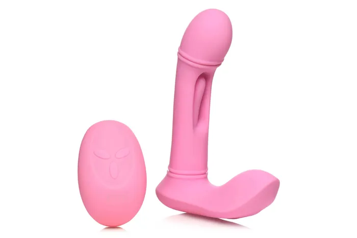Flickers GFlick Flicking GSpot Vibrator With Remote Pink XR Brands inmi Female Sex Toys Flickers GFlick Flicking GSpot Vibrator With Remote Pink XR Brands inmi Female Sex Toys
