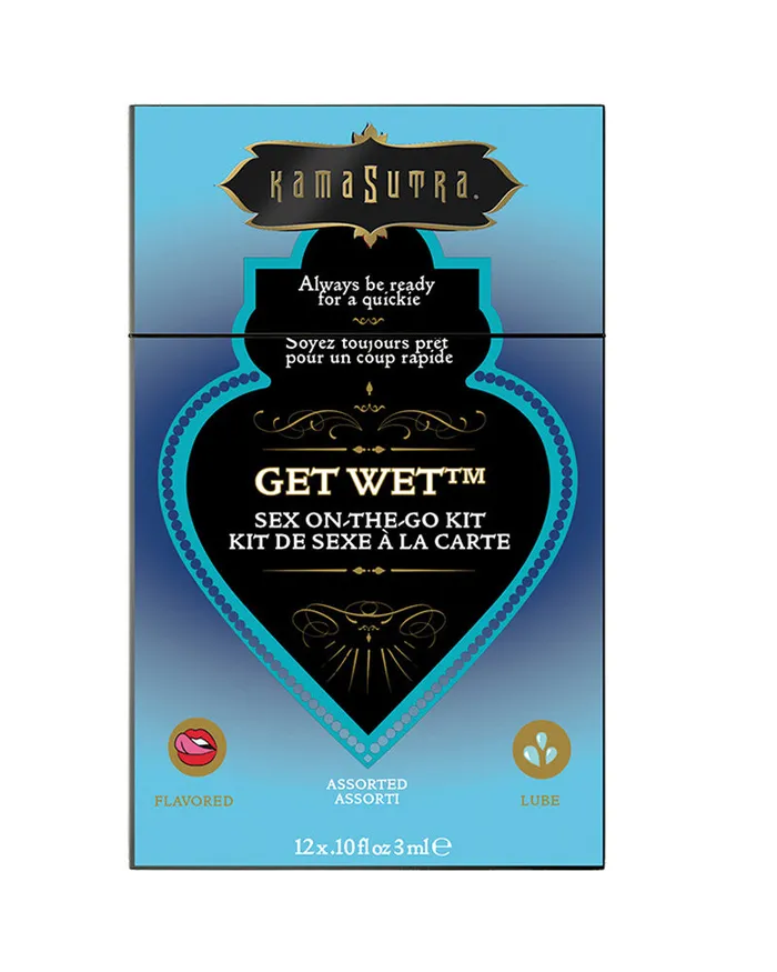 Get Wet SexontheGo Kit Kama Sutra Female Sex Toys