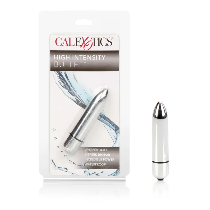 High Intensity Bullet Silver CalExotics Female Sex Toys High Intensity Bullet Silver CalExotics Female Sex Toys