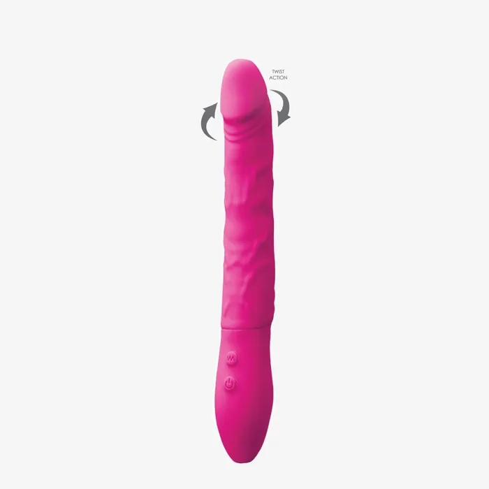 Inya Rechargeable Petite Twister Vibe Pink NS Novelties Vibrators Inya Rechargeable Petite Twister Vibe Pink NS Novelties Vibrators