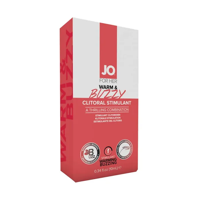 JO Lubricants JO Warm Buzzy Original Stimulant 034 floz 10 mL Male Sex Toys