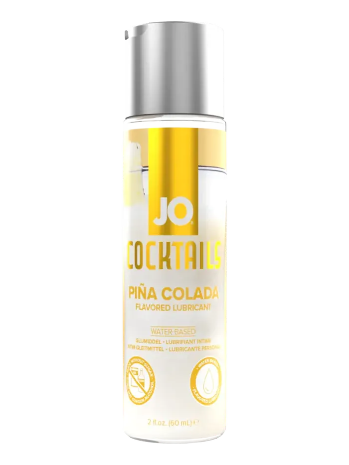JO Lubricants Lubricants JO Cocktails Pina Colada Flavored Lubricant 2 floz 60 mL JO Lubricants Lubricants JO Cocktails Pina Colada Flavored Lubricant 2 floz 60 mL