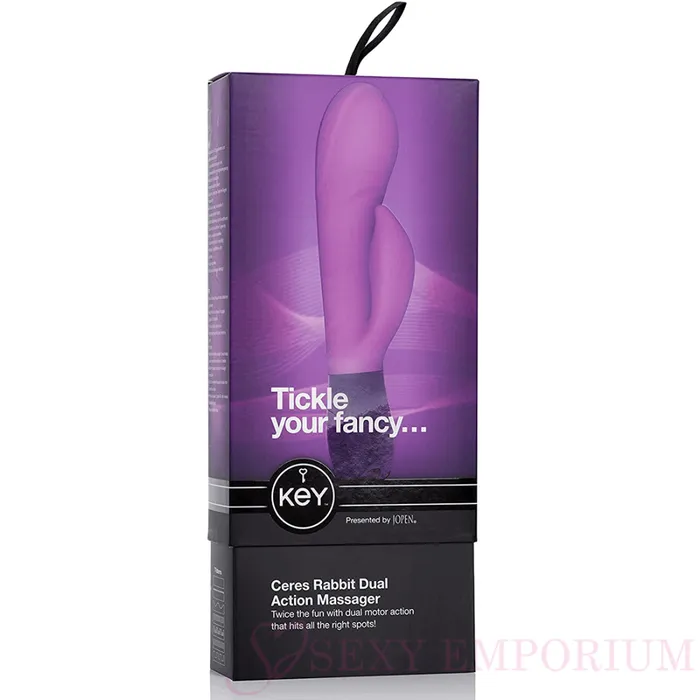 JOPEN Ceres Rabbit Dual Action Massager Lavender California Exotics Vibrators