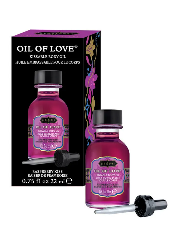 Kama Sutra Vibrators Oil of Love Raspberry Kiss 075 Fl Oz 22 ml Kama Sutra Vibrators Oil of Love Raspberry Kiss 075 Fl Oz 22 ml