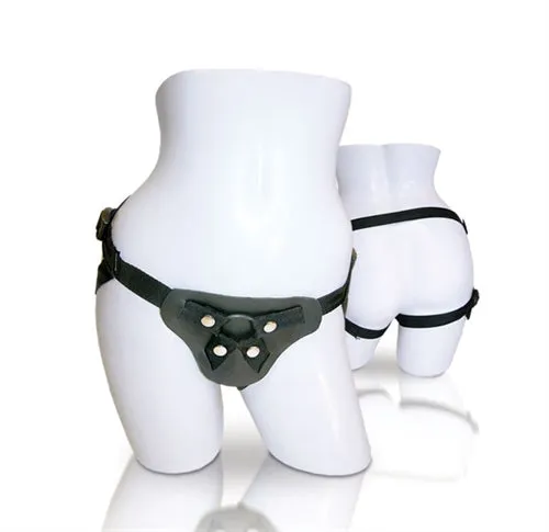 Latigo Leather Strap on Black Sportsheets Female Sex Toys