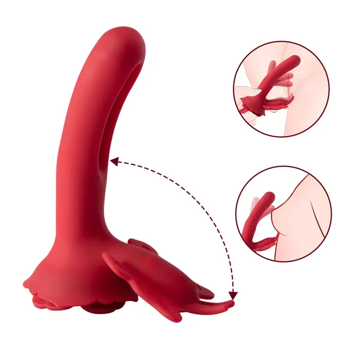 Layla Butterfly Clit and GSpot Vibrator Red Honey Play Box Vibrators Layla Butterfly Clit and GSpot Vibrator Red Honey Play Box Vibrators
