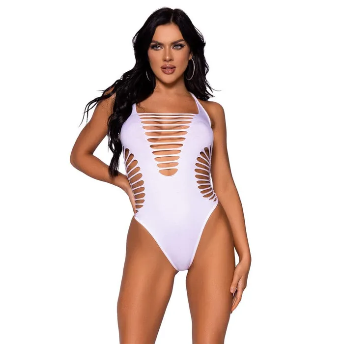 Leg Avenue Lingerie Female Sex Toys Leg Avenue Racer Back Thong Body White UK 6 to 12 Leg Avenue Lingerie Female Sex Toys Leg Avenue Racer Back Thong Body White UK 6 to 12