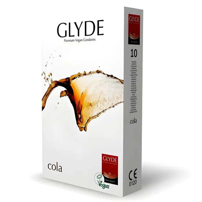 Male Sex Toys Glyde Vegan Condoms Glyde Ultra Cola Flavour Vegan Condoms 10 Pack Male Sex Toys Glyde Vegan Condoms Glyde Ultra Cola Flavour Vegan Condoms 10 Pack