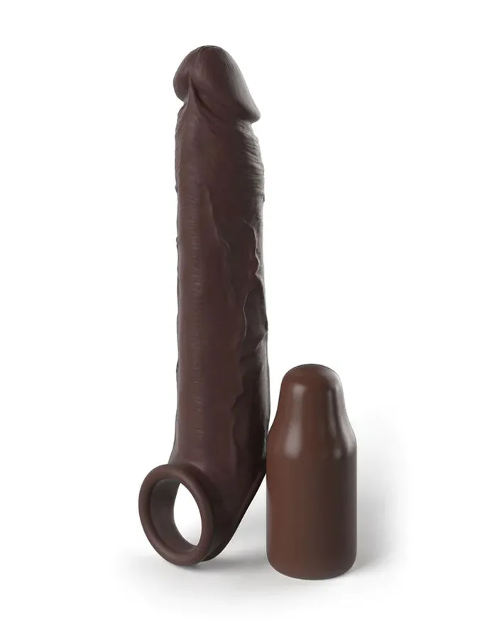Male Sex Toys Pipedream Fantasy XTensions Elite 7 Inch Extension With Strap Brown Male Sex Toys Pipedream Fantasy XTensions Elite 7 Inch Extension With Strap Brown