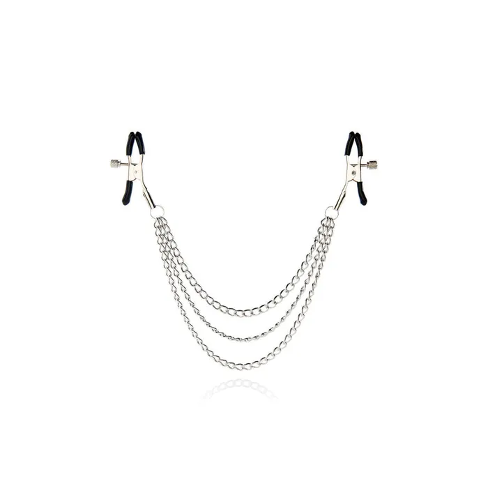 Master Series Vibrators Triple Nipple Chain Clamp Master Series Vibrators Triple Nipple Chain Clamp