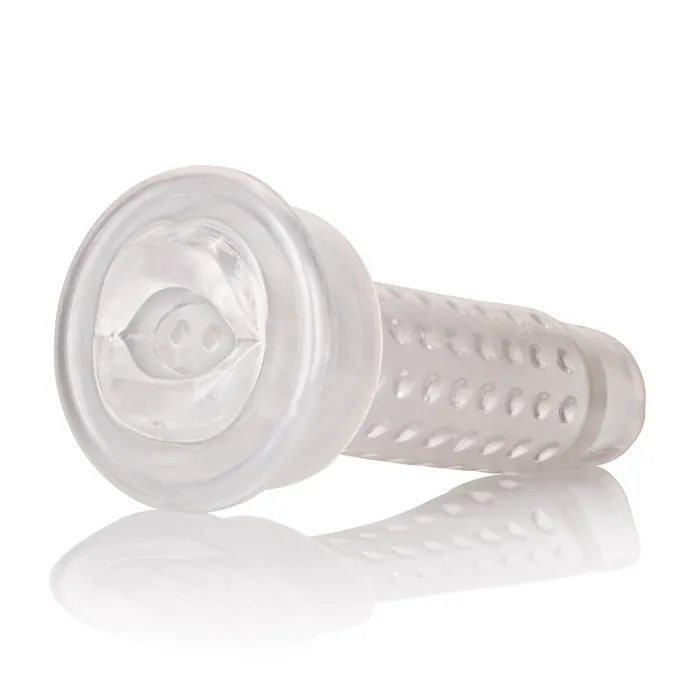 Optimum Series Stroker Pump Sleeve Mouth CalExotics Male Sex Toys