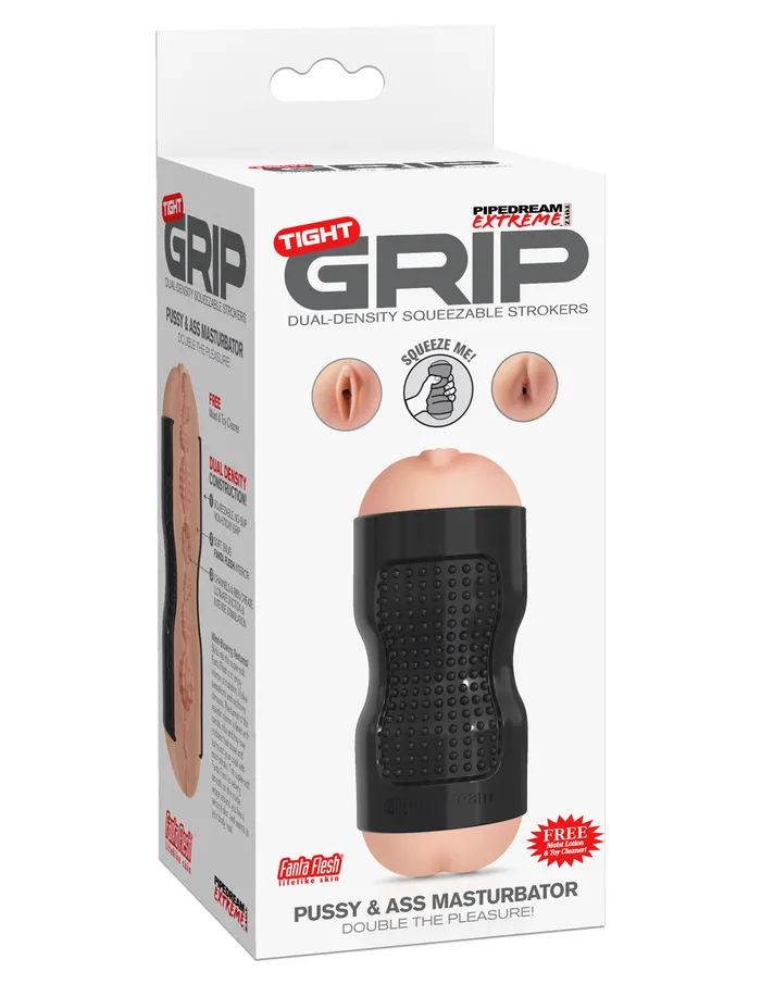 Pipedream Extreme Tight Grip Pussy and Ass Masturbator Pipedream Male Sex Toys