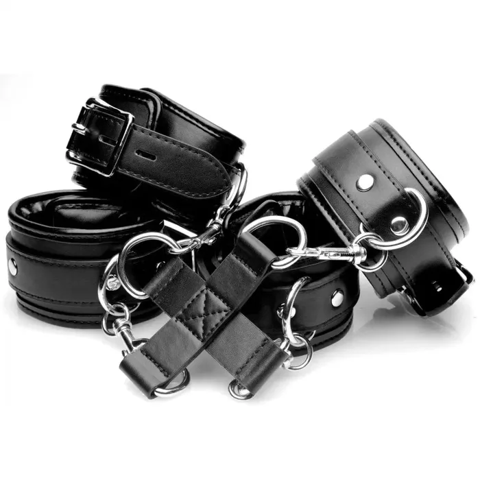 Strict Vegan Leather HogTie Restraint System XR Brands Restraints Strict Vegan Leather HogTie Restraint System XR Brands Restraints
