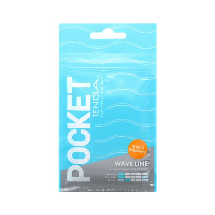 Tenga Vibrators POCKET TENGA WAVY LINE