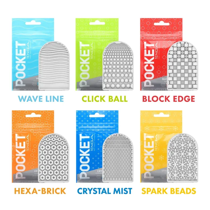 Tenga Vibrators POCKET TENGA WAVY LINE