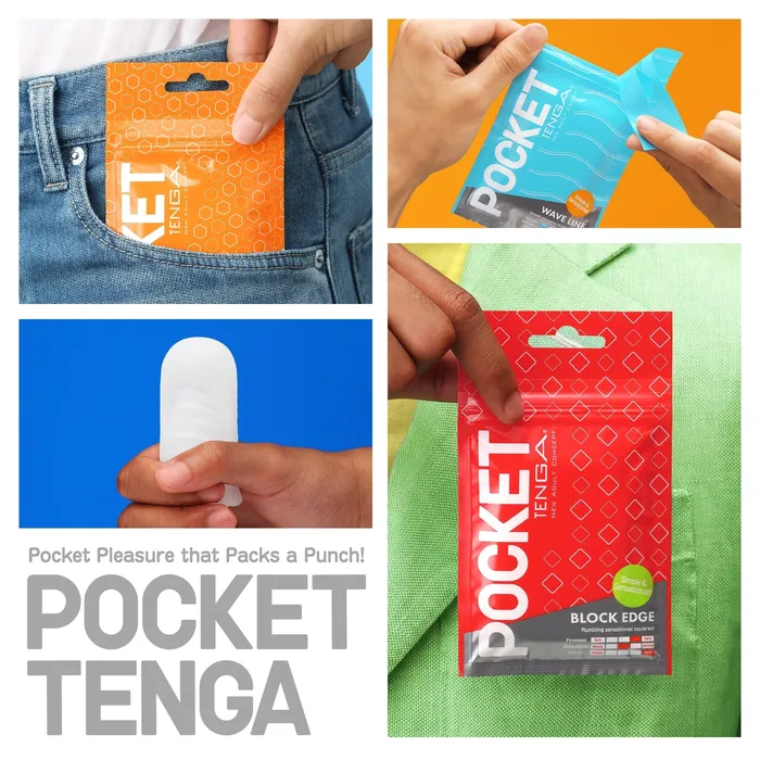 Tenga Vibrators POCKET TENGA WAVY LINE