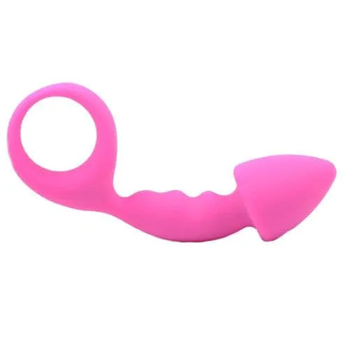 Various Toy Brands Anal Pink Silicone Curved Comfort Butt Plug Various Toy Brands Anal Pink Silicone Curved Comfort Butt Plug