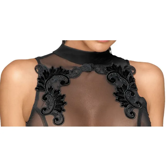 Various Toy Brands Vibrators Noir Sheer and Wet Look Sleeveless Dress Various Toy Brands Vibrators Noir Sheer and Wet Look Sleeveless Dress