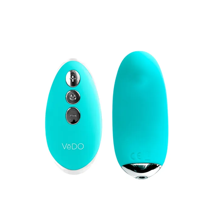 VeDO Female Sex Toys Niki Rechargeable Flexible Magnetic Panty Vibe Turquoise VeDO Female Sex Toys Niki Rechargeable Flexible Magnetic Panty Vibe Turquoise