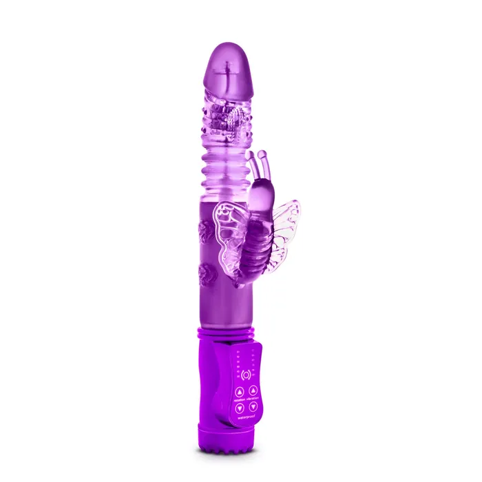 Vibrators Sexy Things Butterfly Thruster Mini Purple Blush