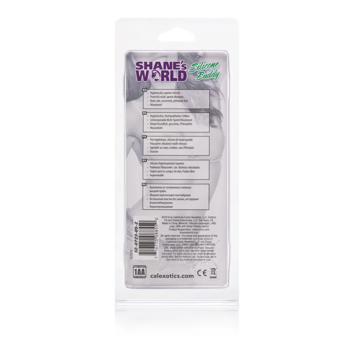 Vibrators Shanes World Silicone Buddy Purple CalExotics Vibrators Shanes World Silicone Buddy Purple CalExotics