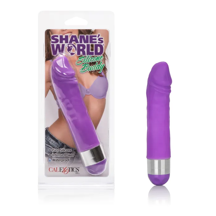 Vibrators Shanes World Silicone Buddy Purple CalExotics Vibrators Shanes World Silicone Buddy Purple CalExotics