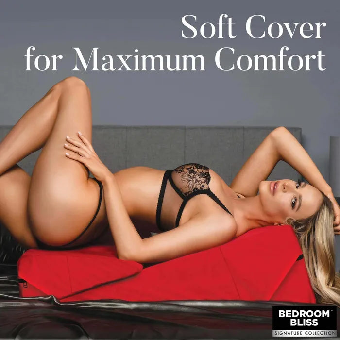 XR Bedroom Bliss Anal Love Cushion Set Foam Wedge Pillow Set Red XR Bedroom Bliss Anal Love Cushion Set Foam Wedge Pillow Set Red