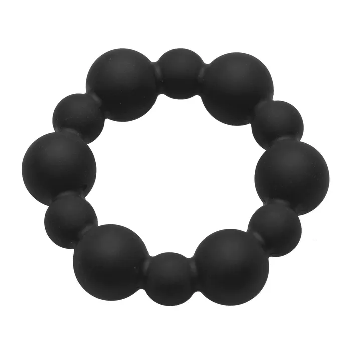 XR Brands Male Sex Toys Shadow Silicone Beaded Cock Ring