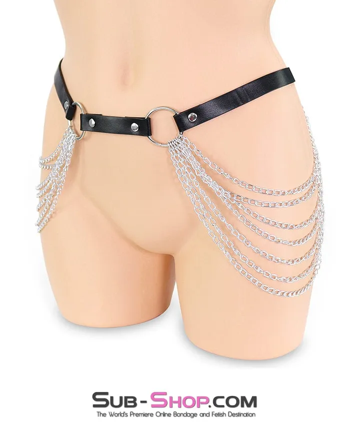 0584M Cascading Hip Chains BDSM Body Skirt Moonwell Female Sex Toys