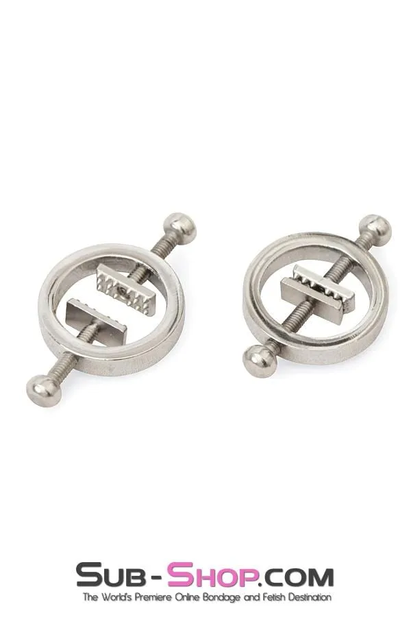 2410M Spiked ORing Nipple Clamp Jewelry MEGA Deal Moonwell Couples